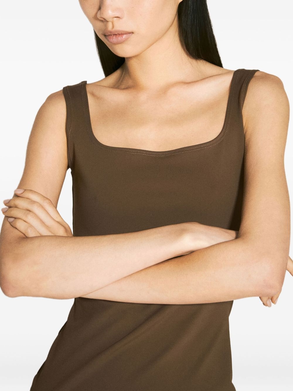 fitted mini dress - 4