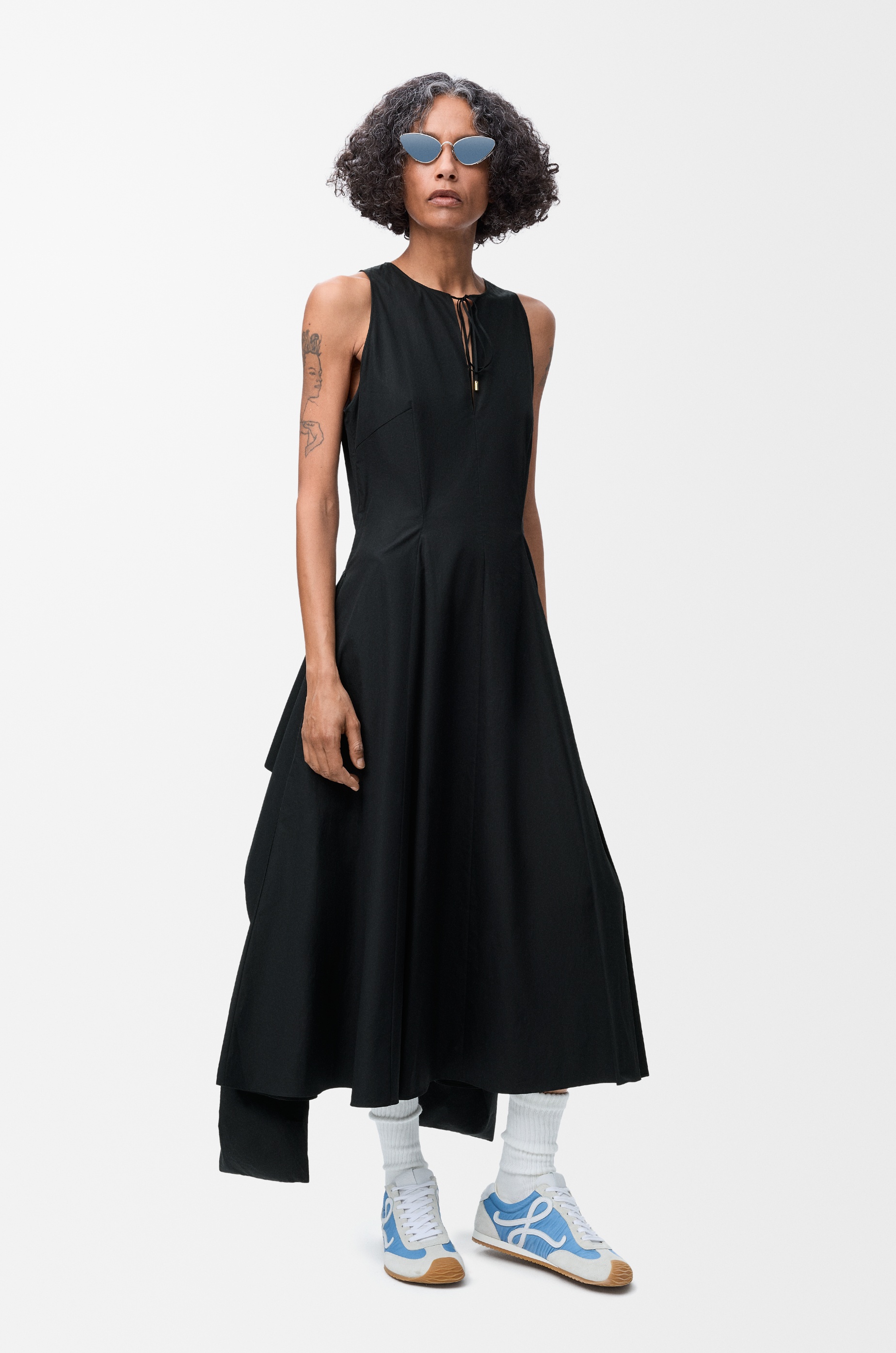 Wrap dress in cotton - 3