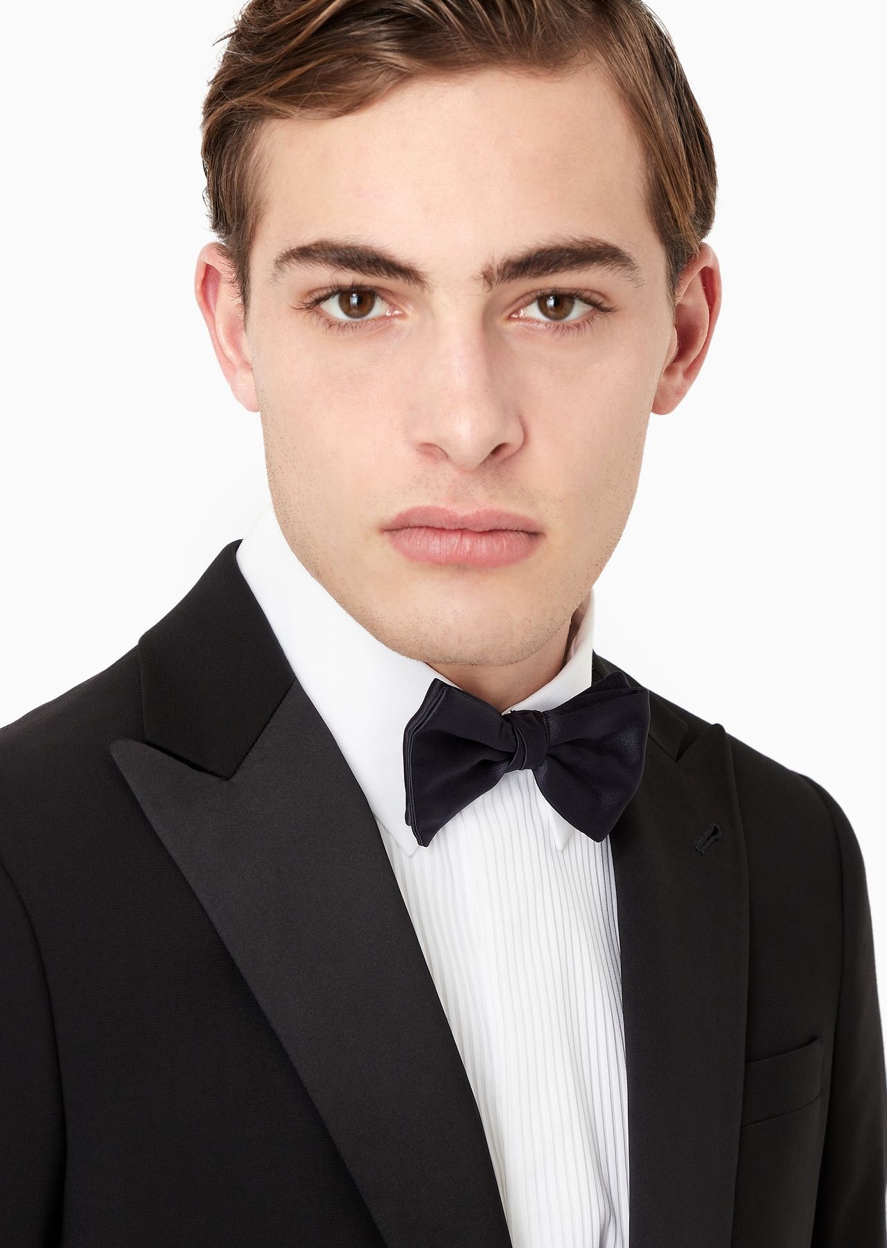 Pure silk knotted bow tie - 5
