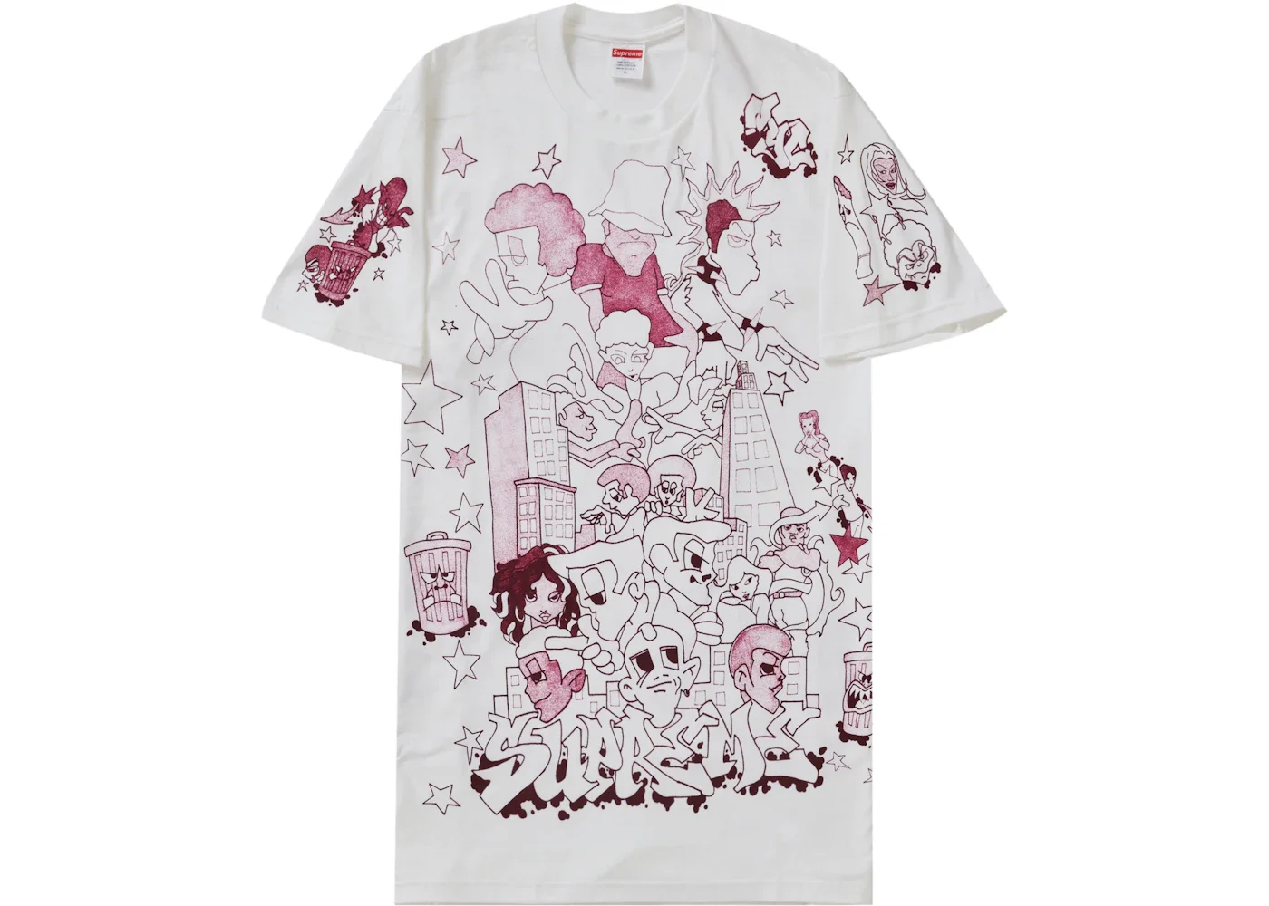 Supreme Downtown Tee White - 1