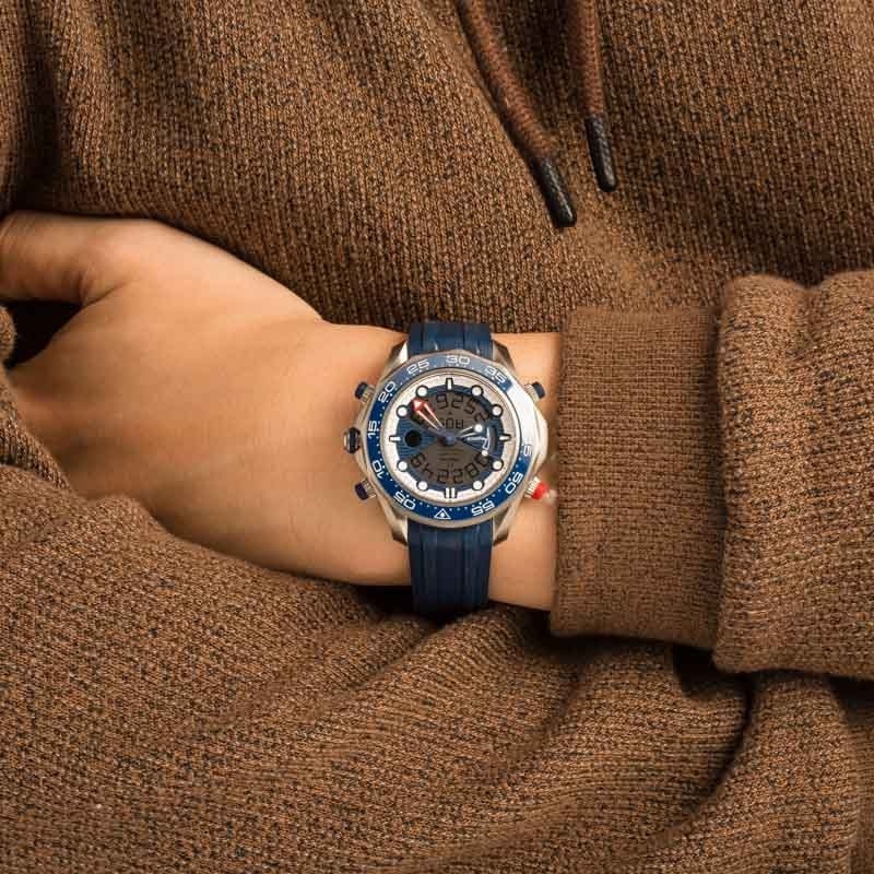 Omega Seamaster Regatta America's Cup Titanium on Rubber Strap - 5