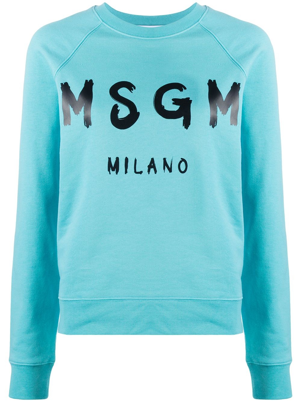 logo print sweatshirt - 1