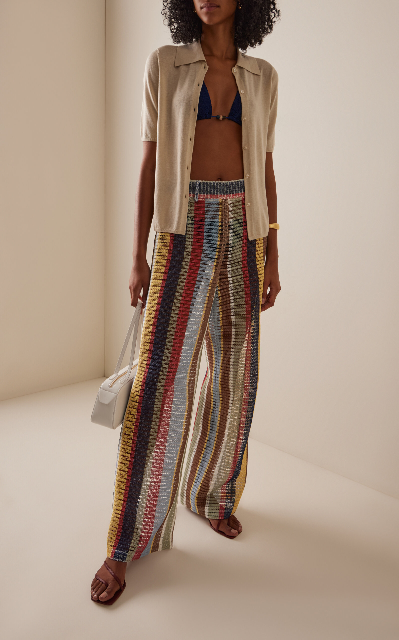 Cora Striped Knit Pants stripe - 2
