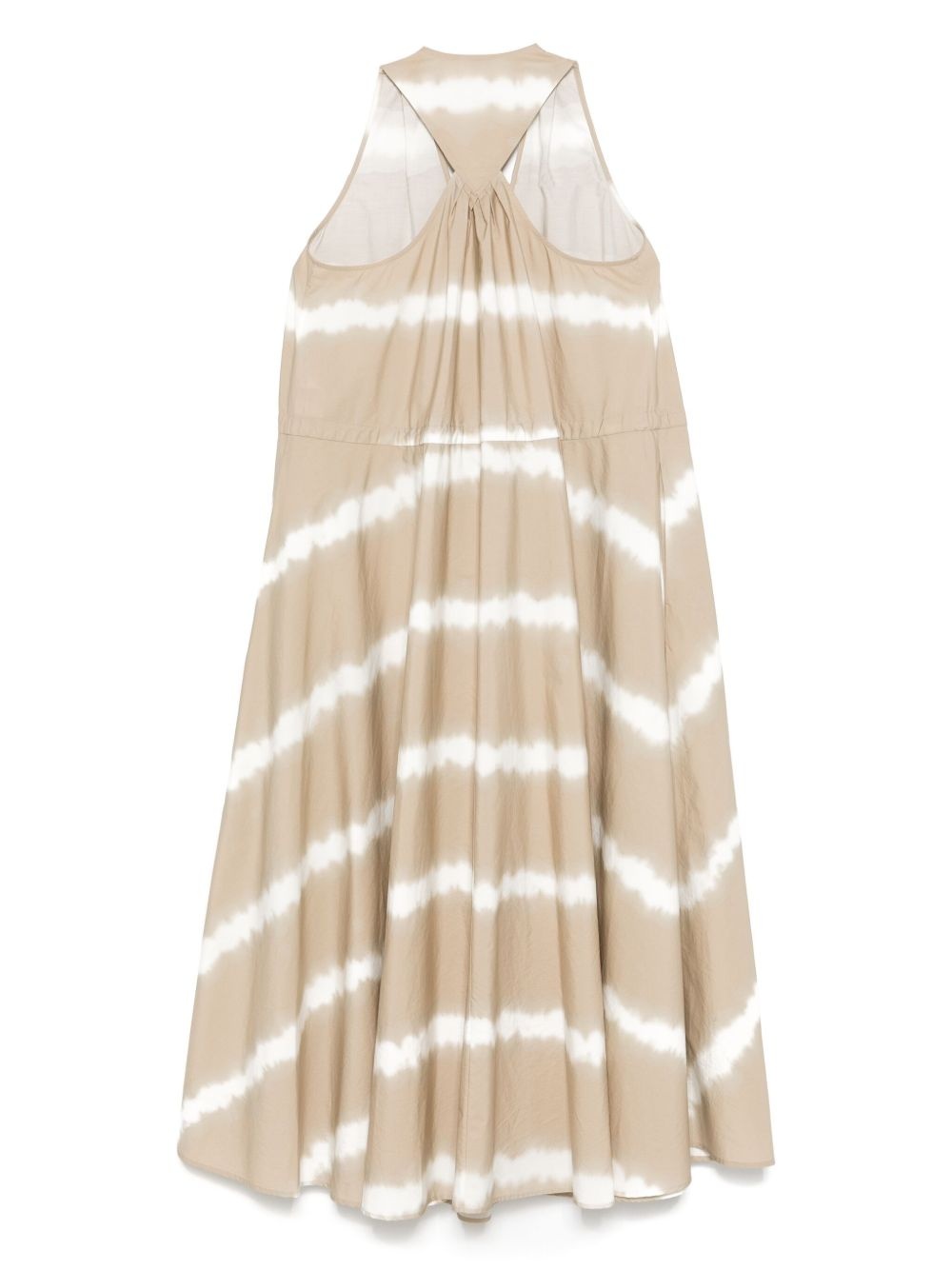 striped midi dress - 2