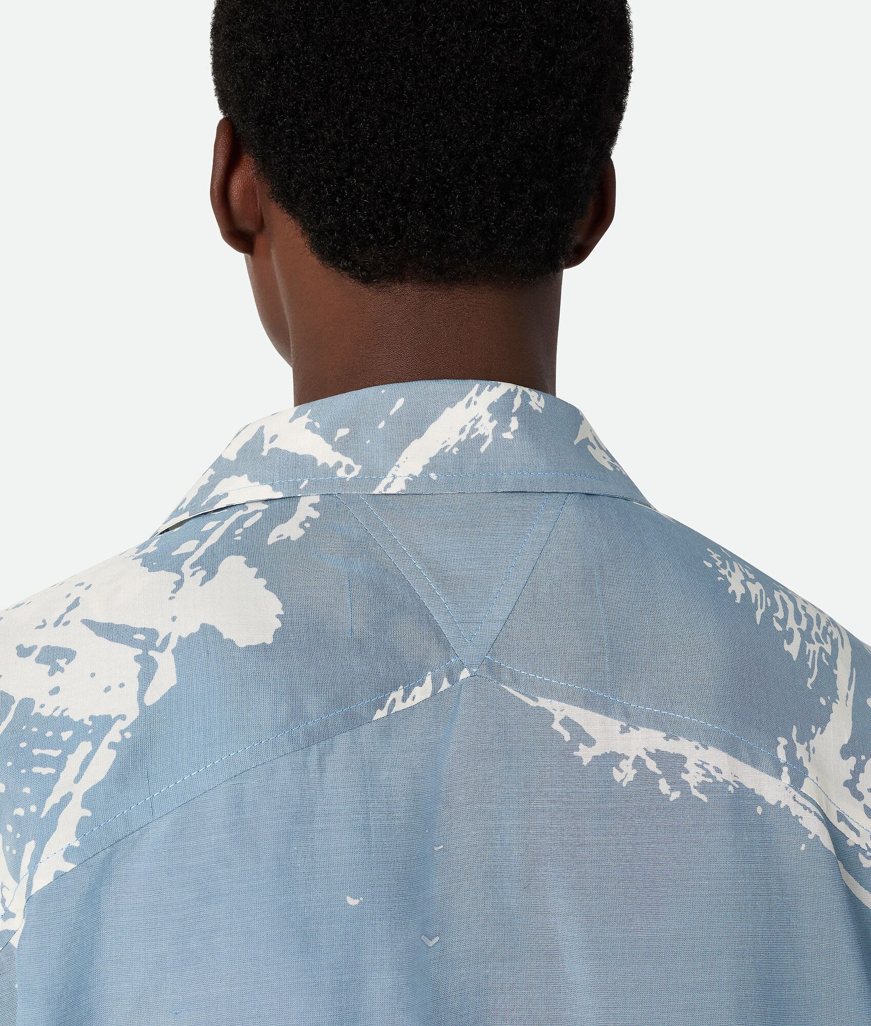 Italian Postcard Silk Shirt - 5