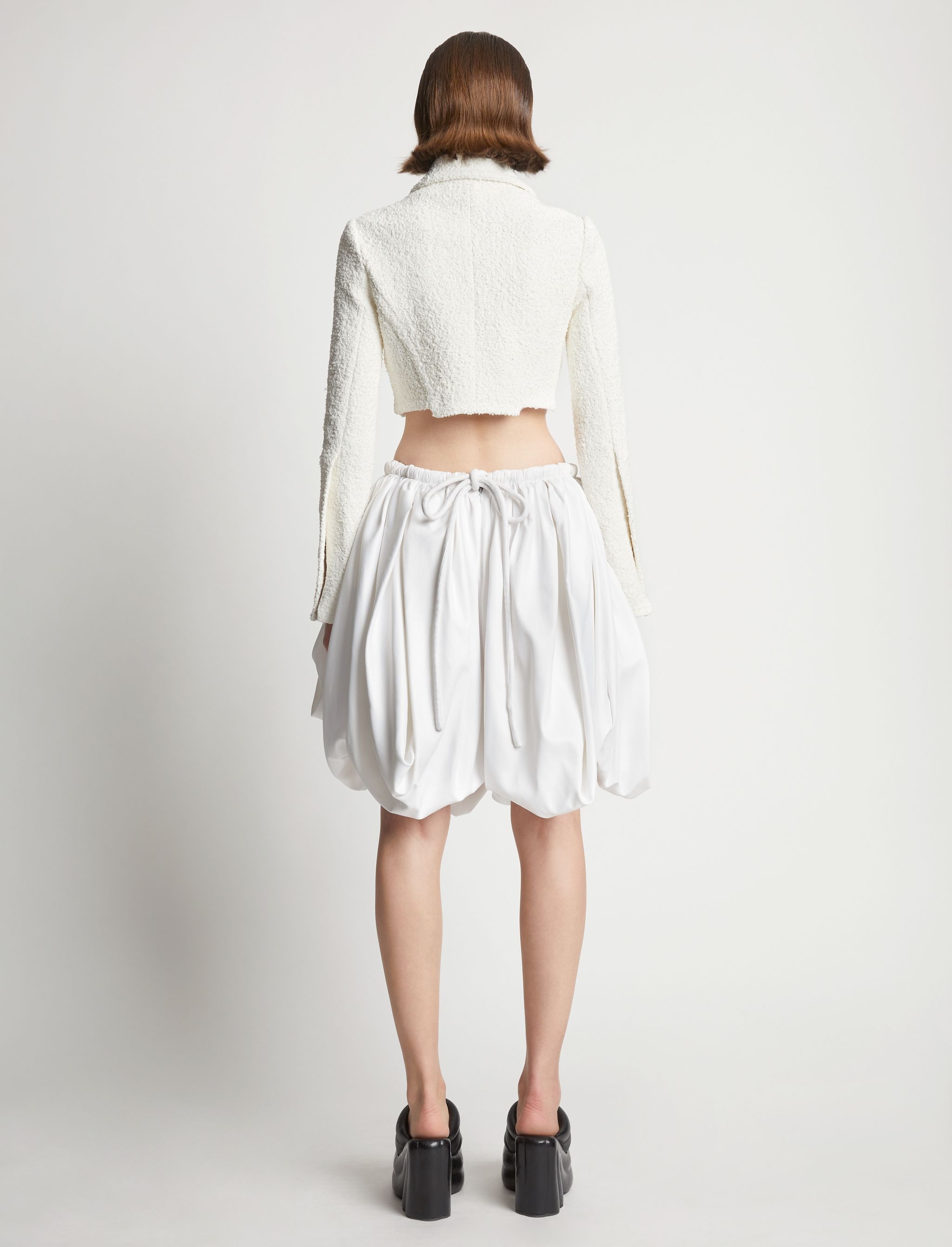 Technical Cotton Voluminous Skirt - 4