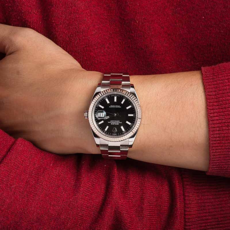Pre-Owned Rolex Datejust 41 126334 Black Dial - 6