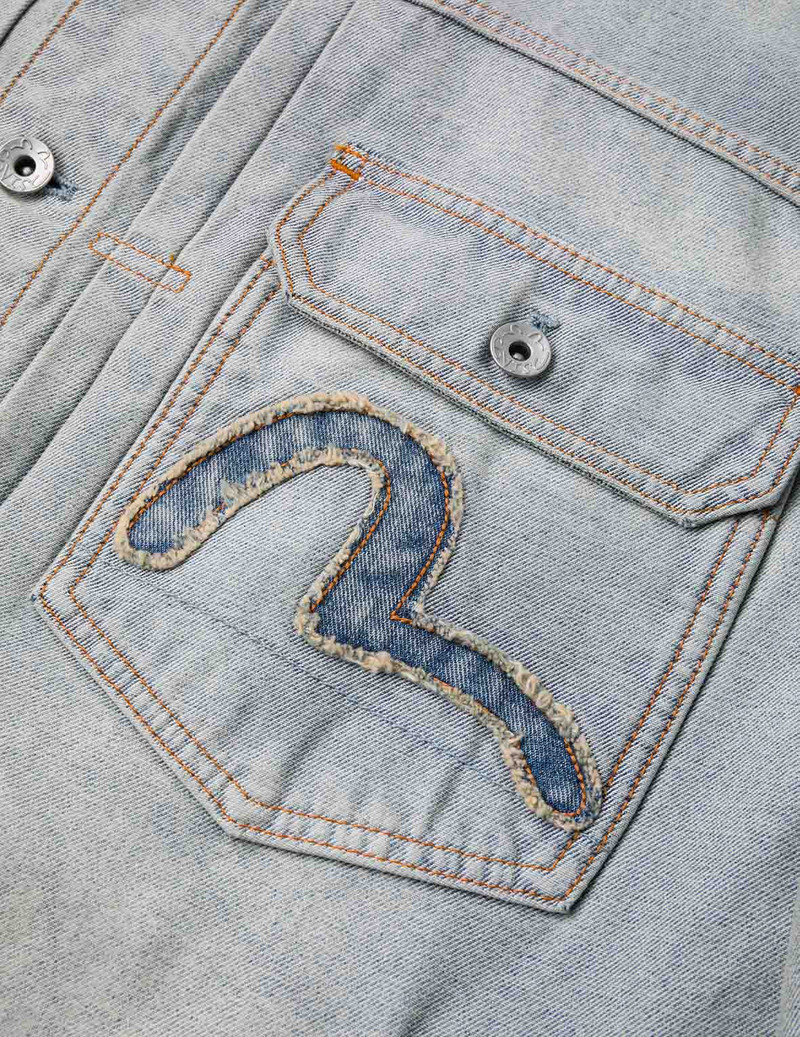 Godhead Jacquard Relax Fit Denim Jacket 8