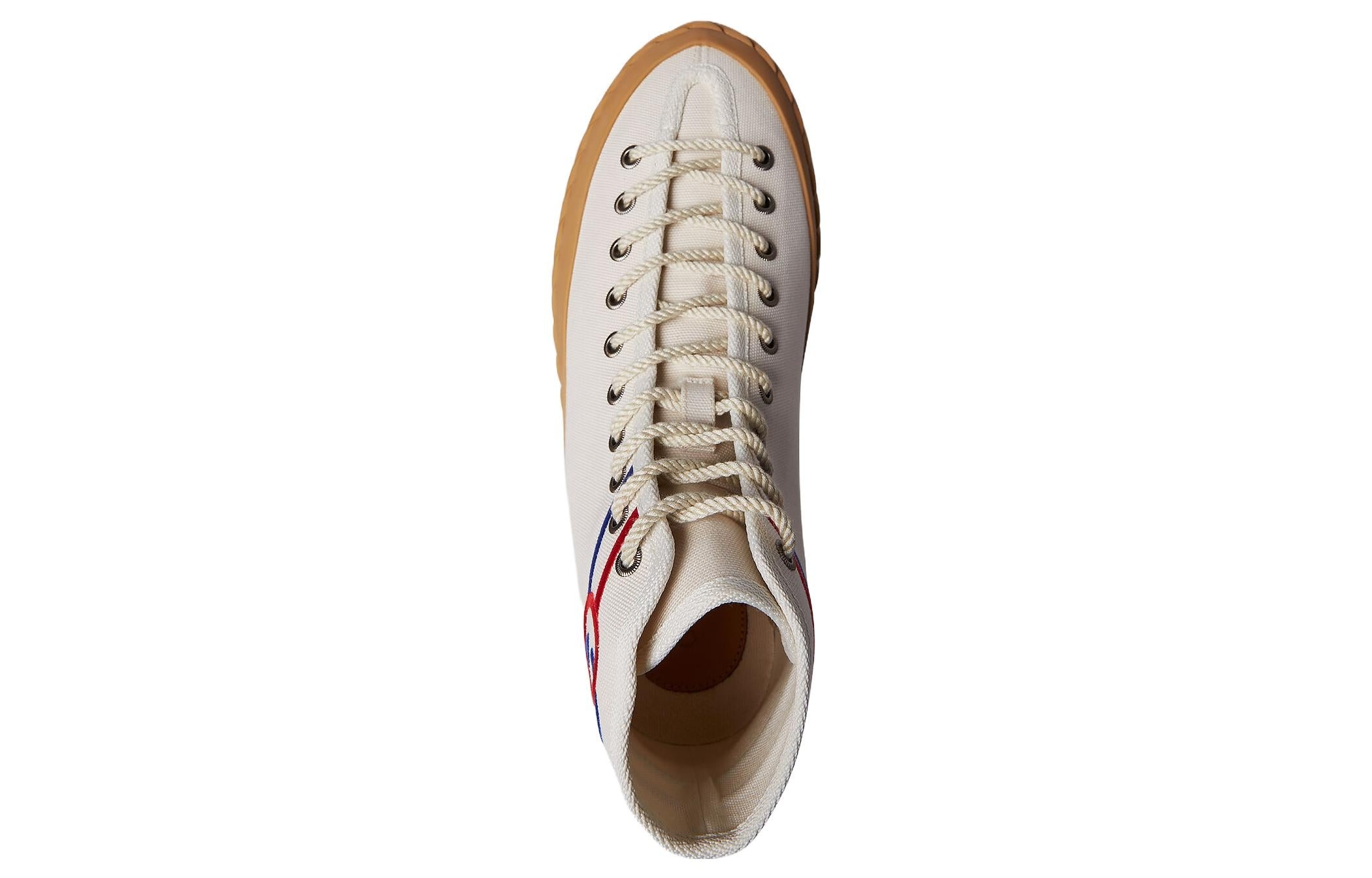 Gucci Interlock G High-Top Sneakers 'White Red Blue' 703033-9ARZ0-9097 - 4
