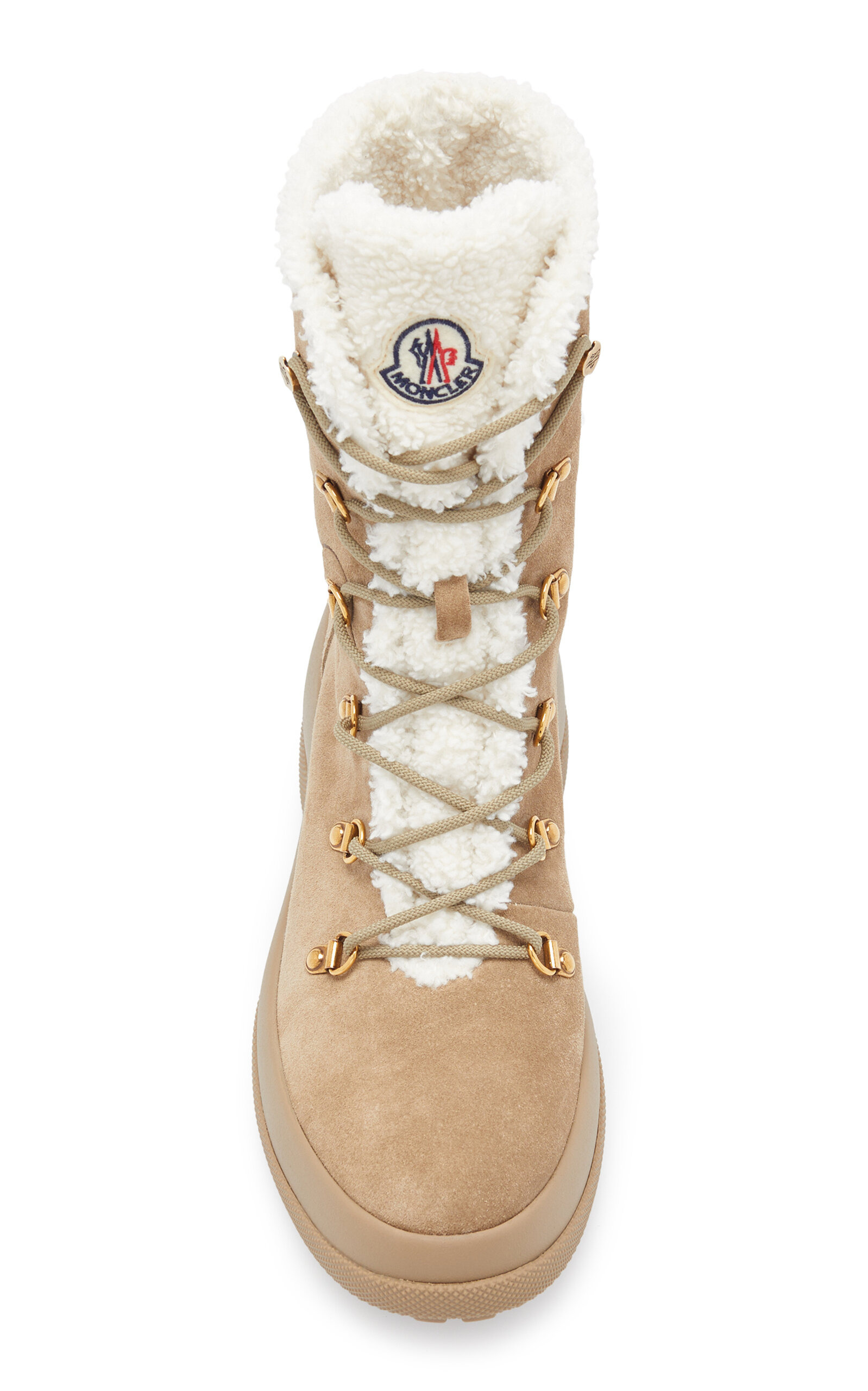 Resile Trek Sherpa-Lined Suede Ankle Boots tan - 3