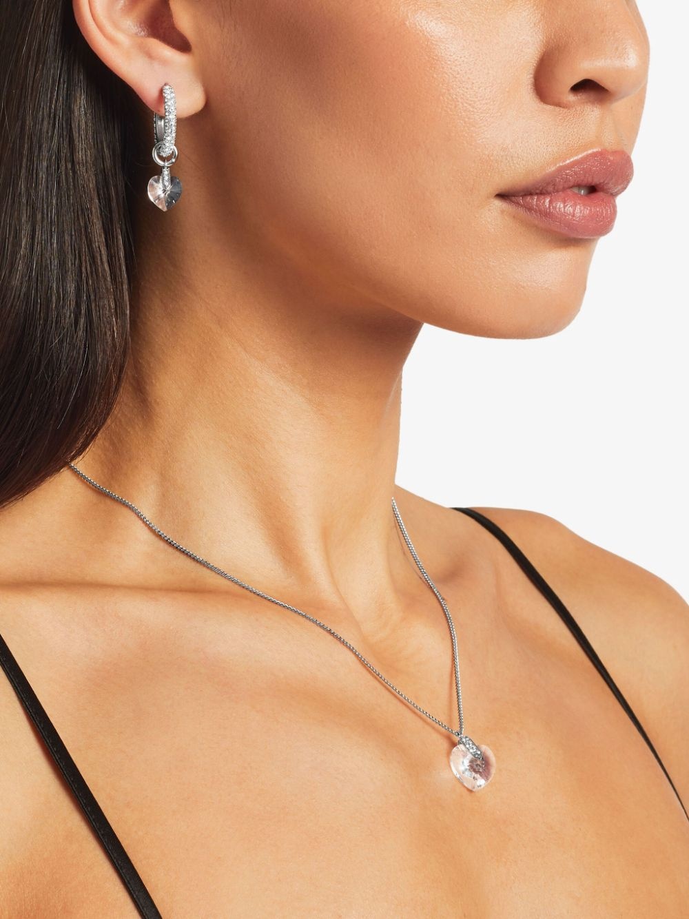 heart crystal pendant necklace - 5