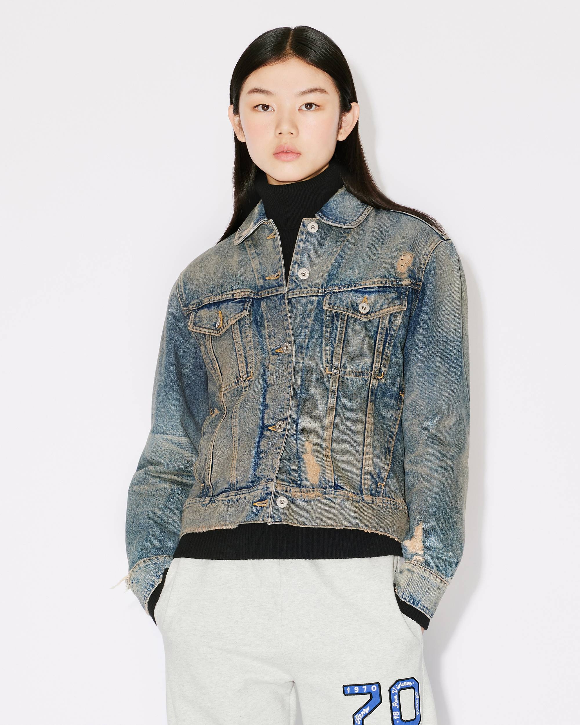 Denim trucker jacket - 3