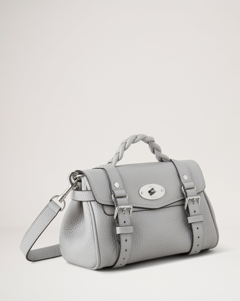 Mini Alexa Pale Grey Heavy Grain 3