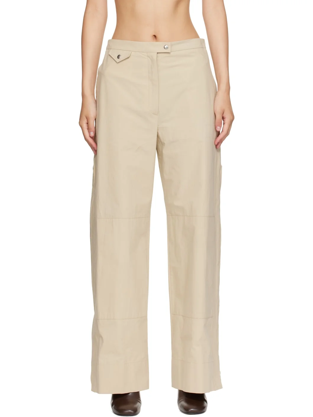 Beige Gemma Trousers - 1