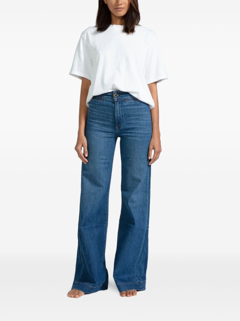 ASKK NY contrast-stitching jeans outlook