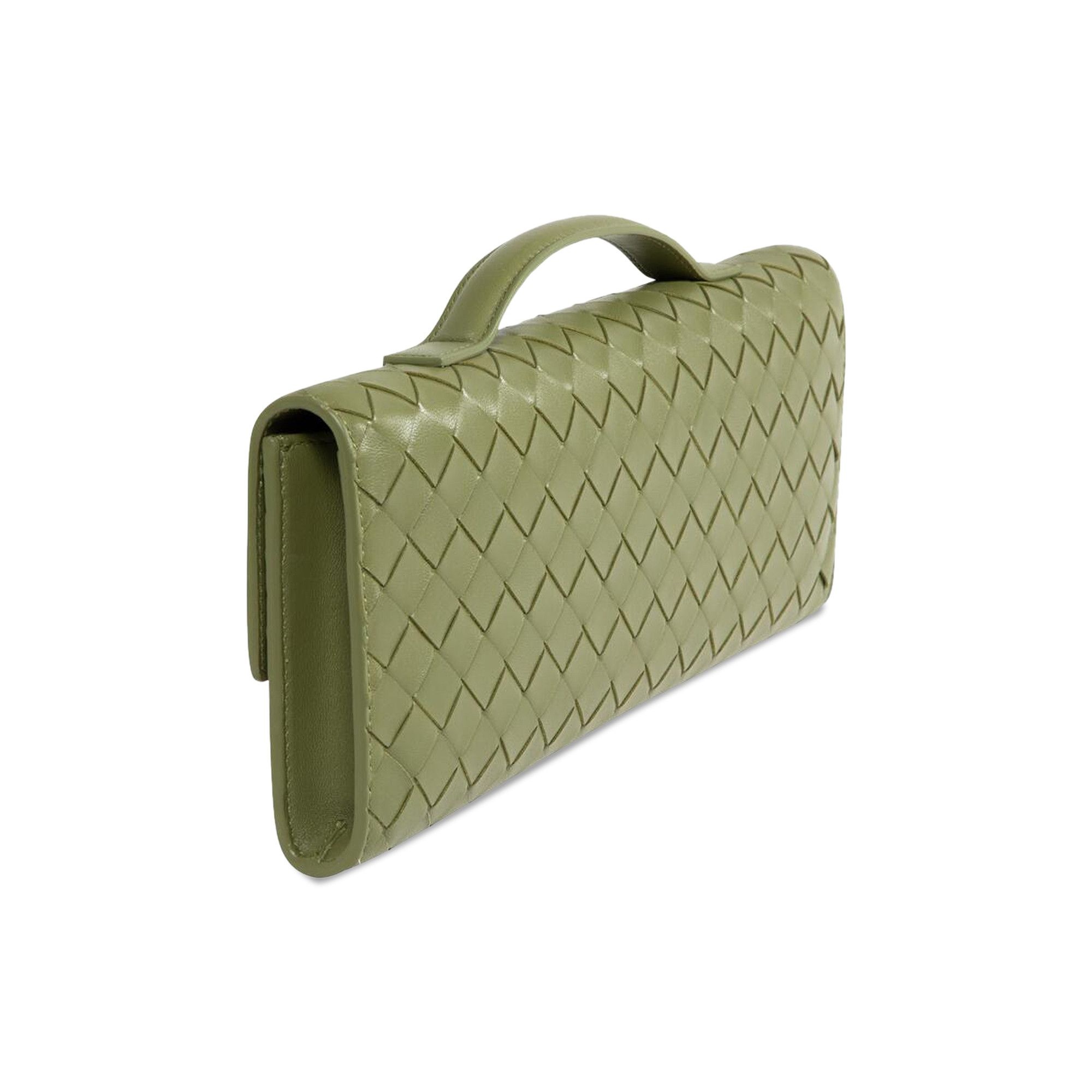 Bottega Veneta Andiamo Long Clutch 'Matcha/Muse Brass' - 2