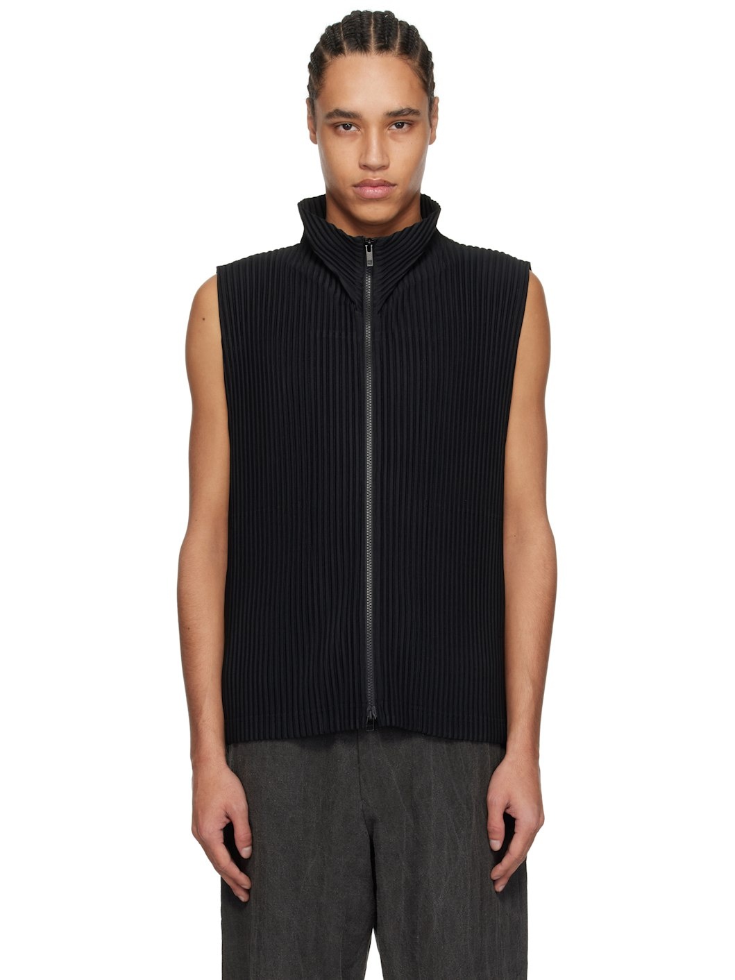 Black Monthly Color March Vest - 1