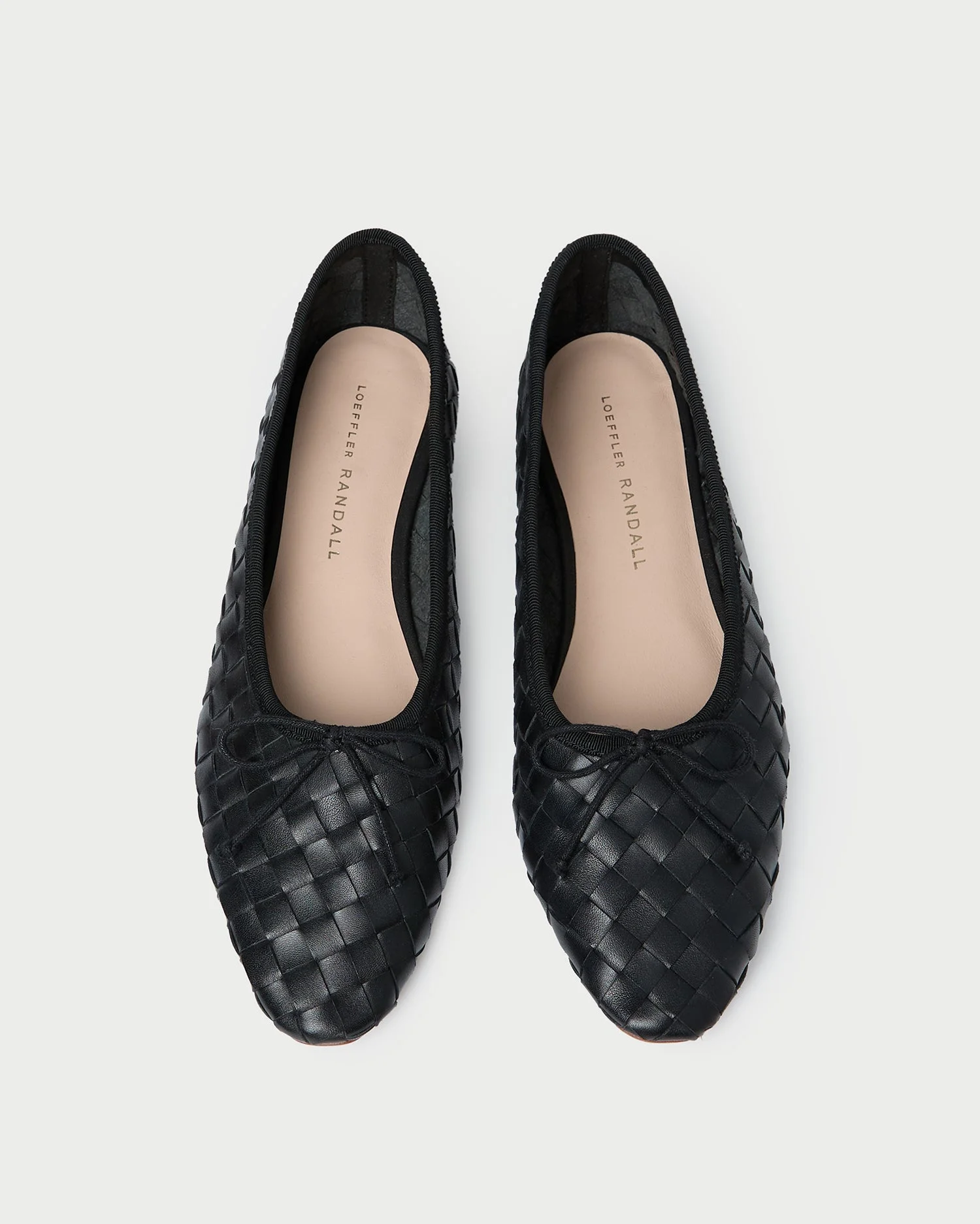 Landry Black Woven Ballet Flat - 1