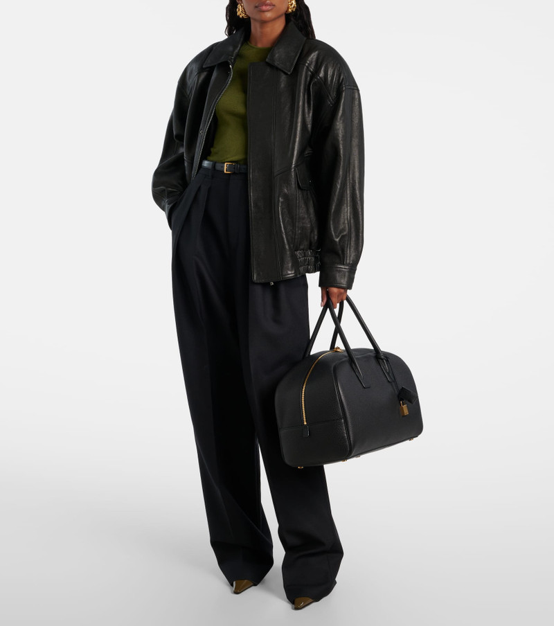 SAINT LAURENT Leather tote bag outlook