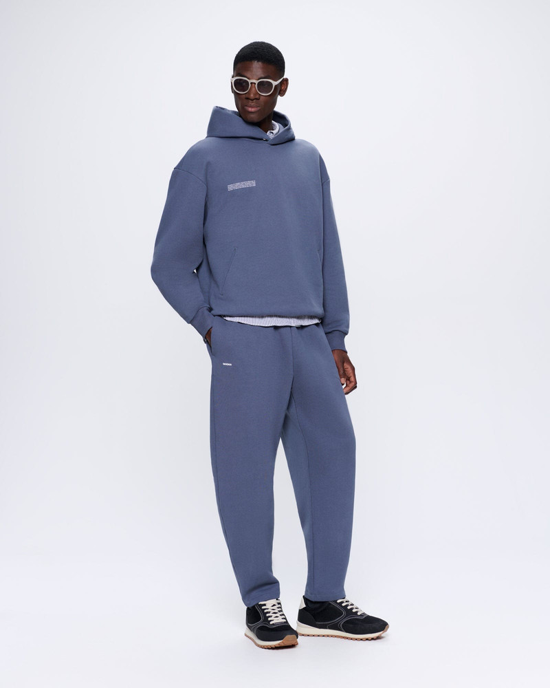 PANGAIA Mens DNA Barrel-Leg Track Pants - Atmosphere Grey outlook