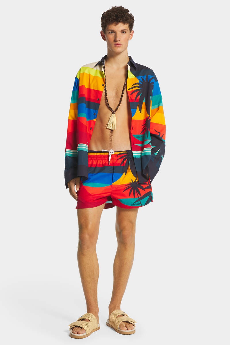 SUMMER LOVERS SUNSET SHORTS - 5