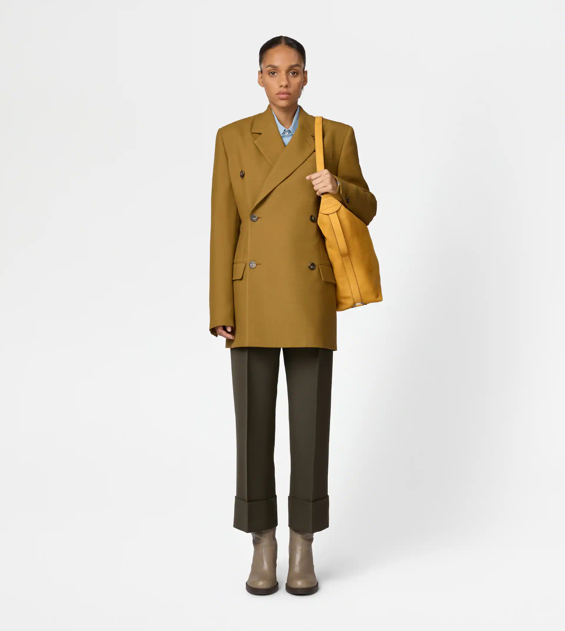 JACKET IN WOOL - GREEN - 3
