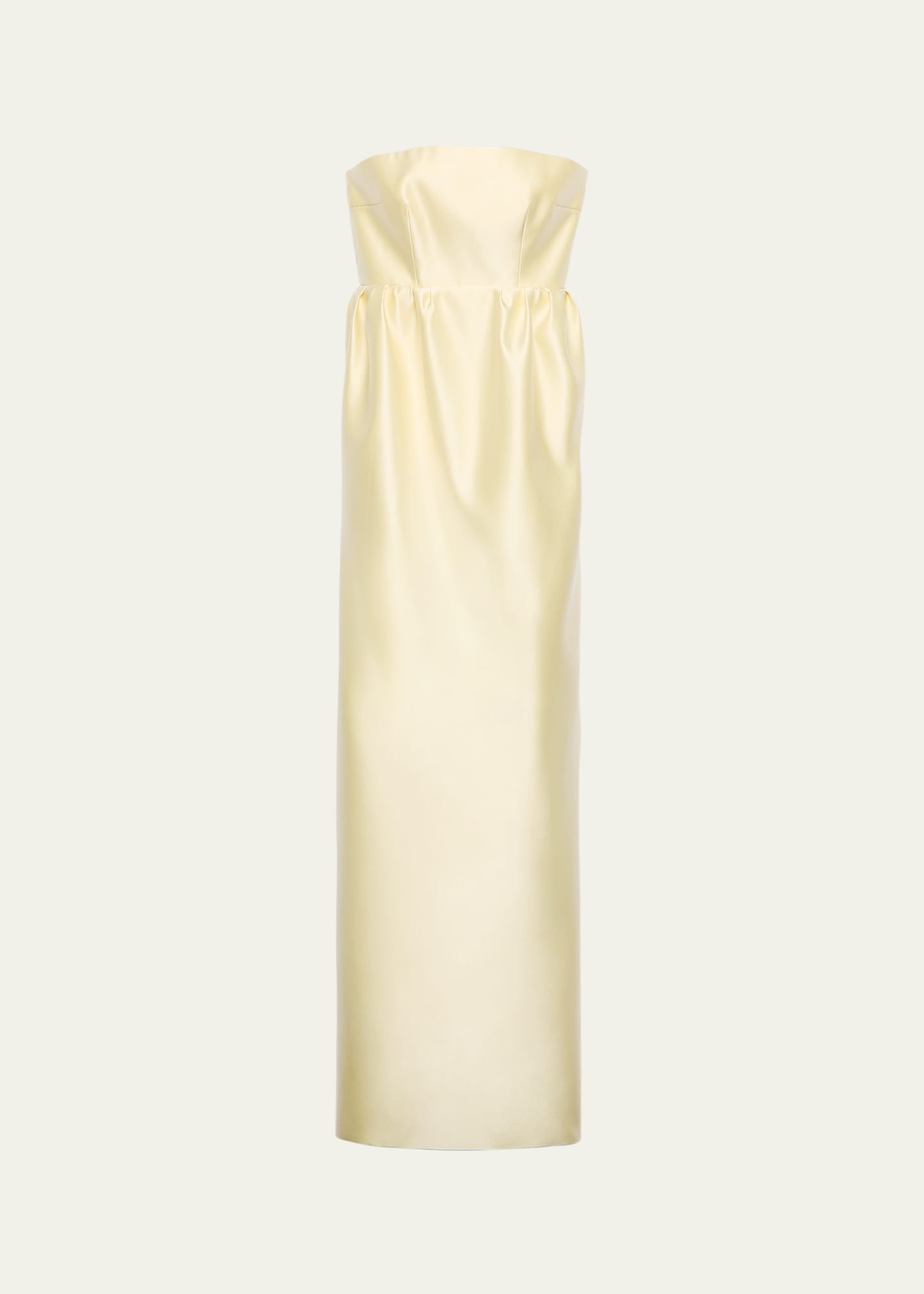 Long Double Satin Dress - 1
