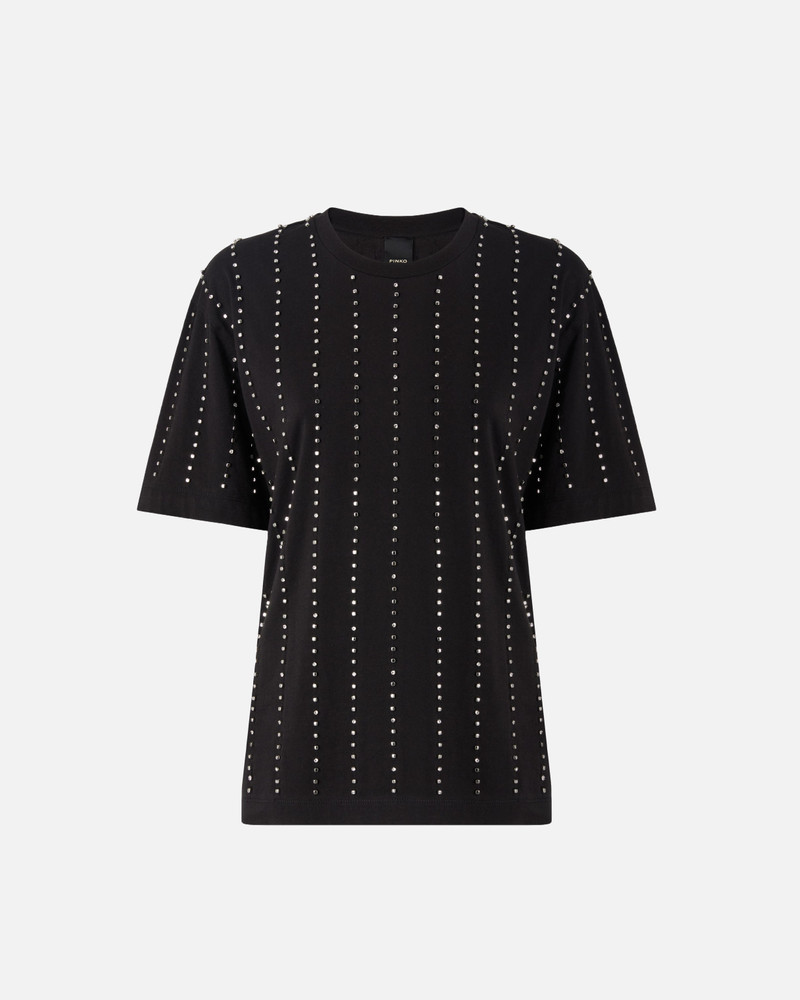 T-SHIRT WITH JEWEL STRIPES 1