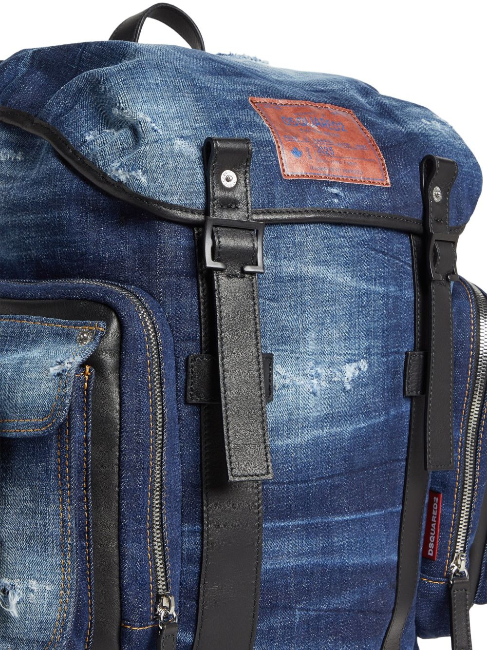 denim backpack - 4