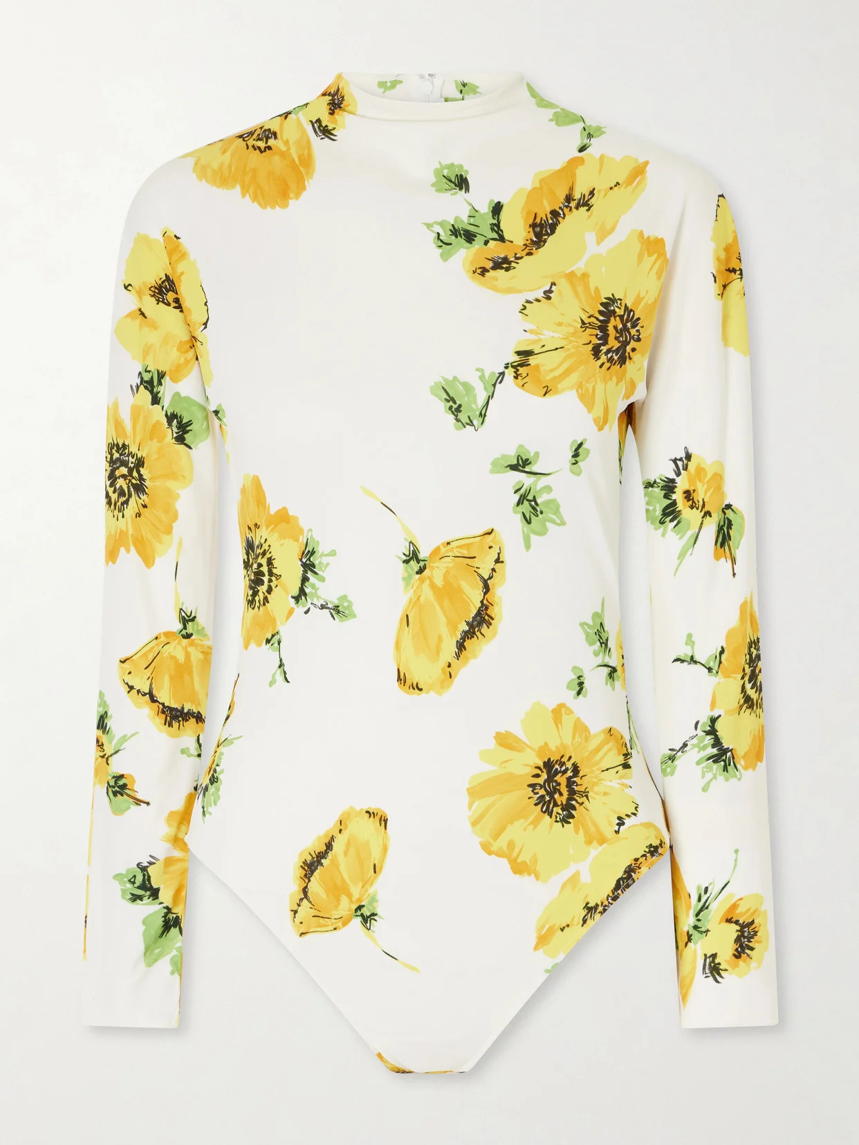 Floral-print Jersey Bodysuit - 1
