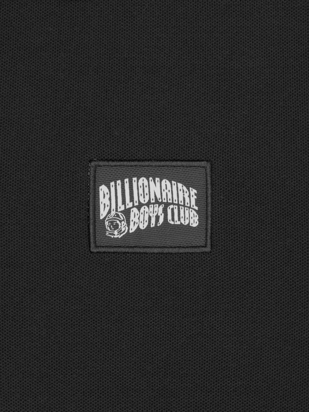 logo-patch polo shirt - 3