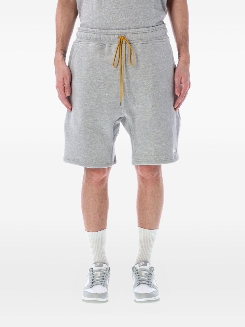 cotton track shorts - 1