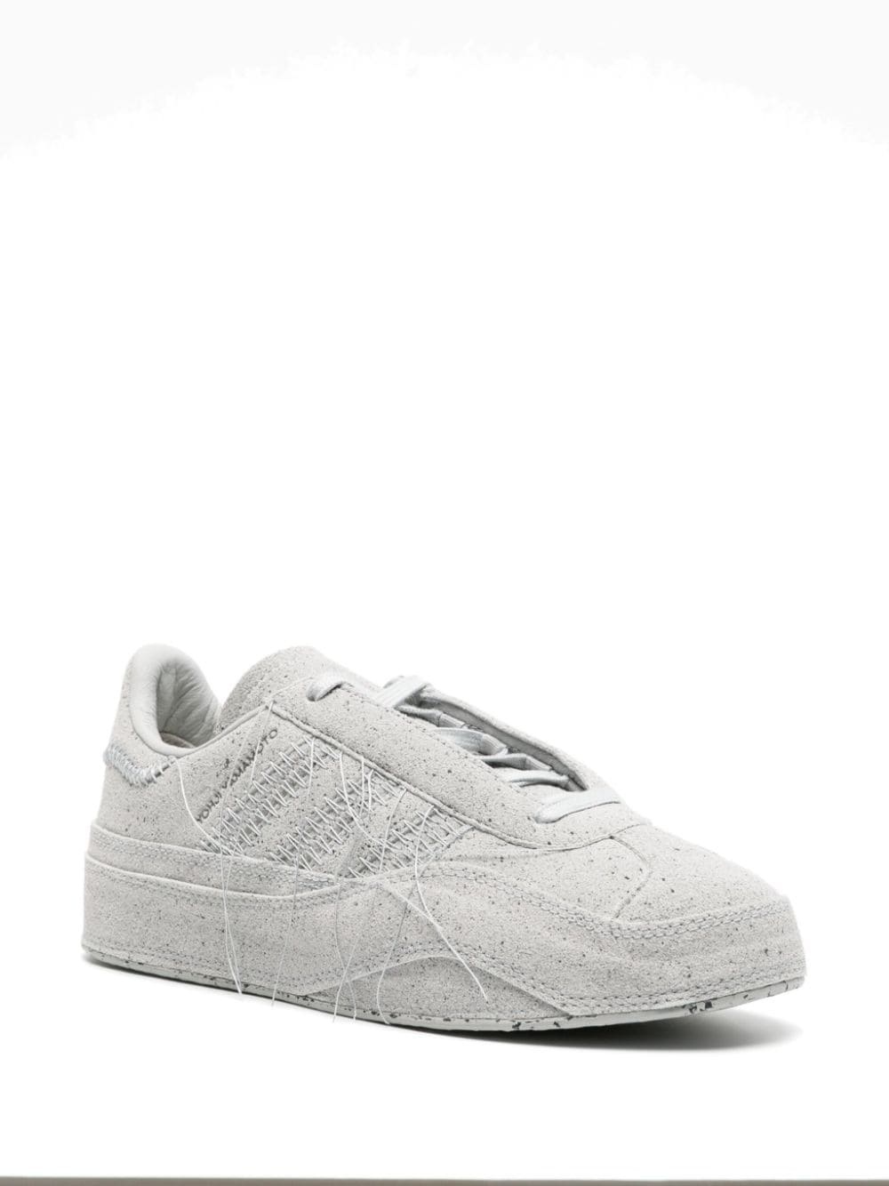 Gazelle suede lace-up sneakers - 2
