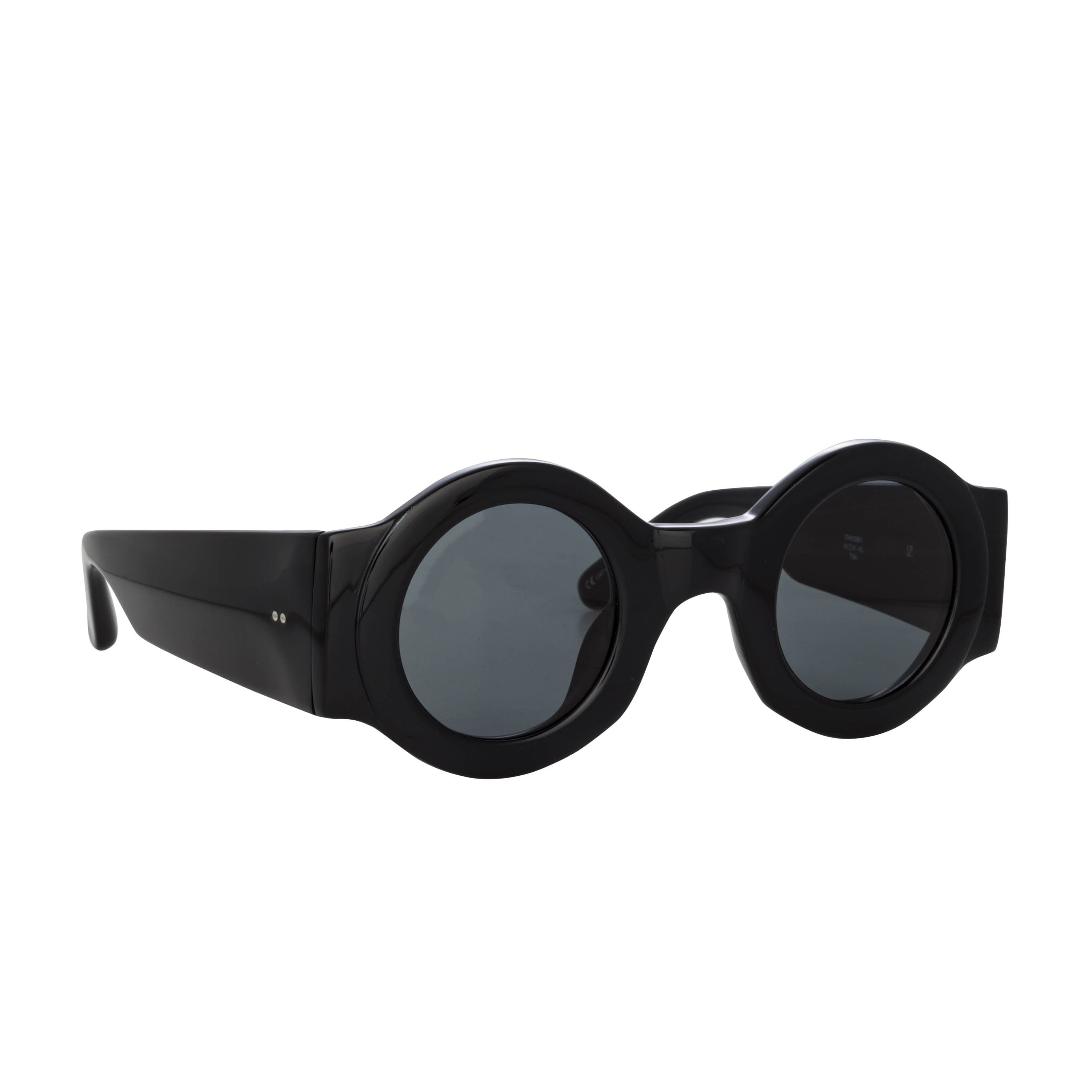 Round Sunglasses in Black - 2