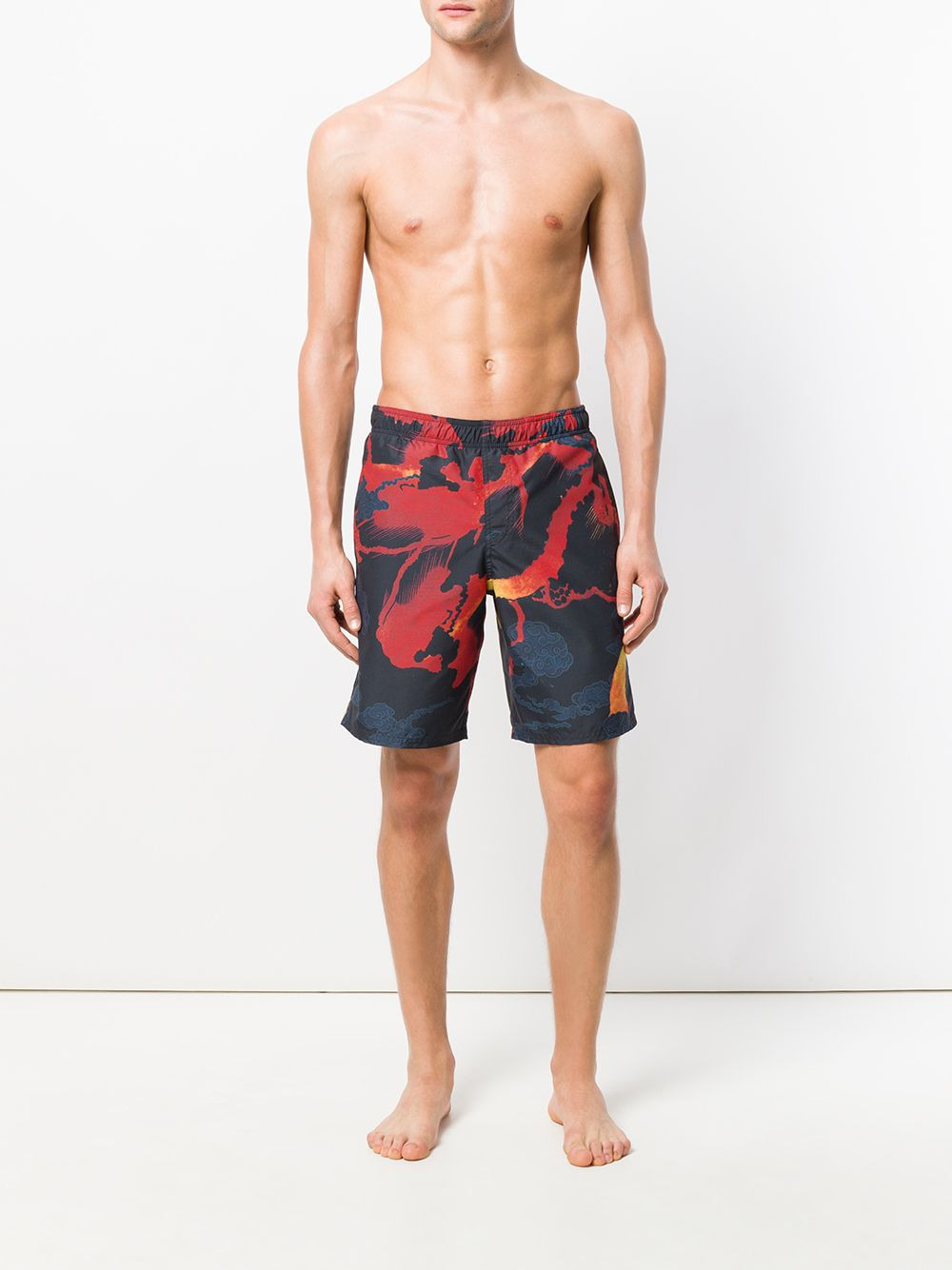 print swim shorts - 2