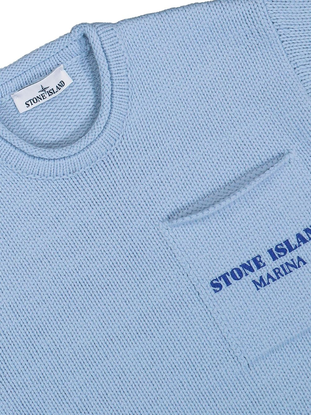 crew-neck stripe-detail sweater - 4