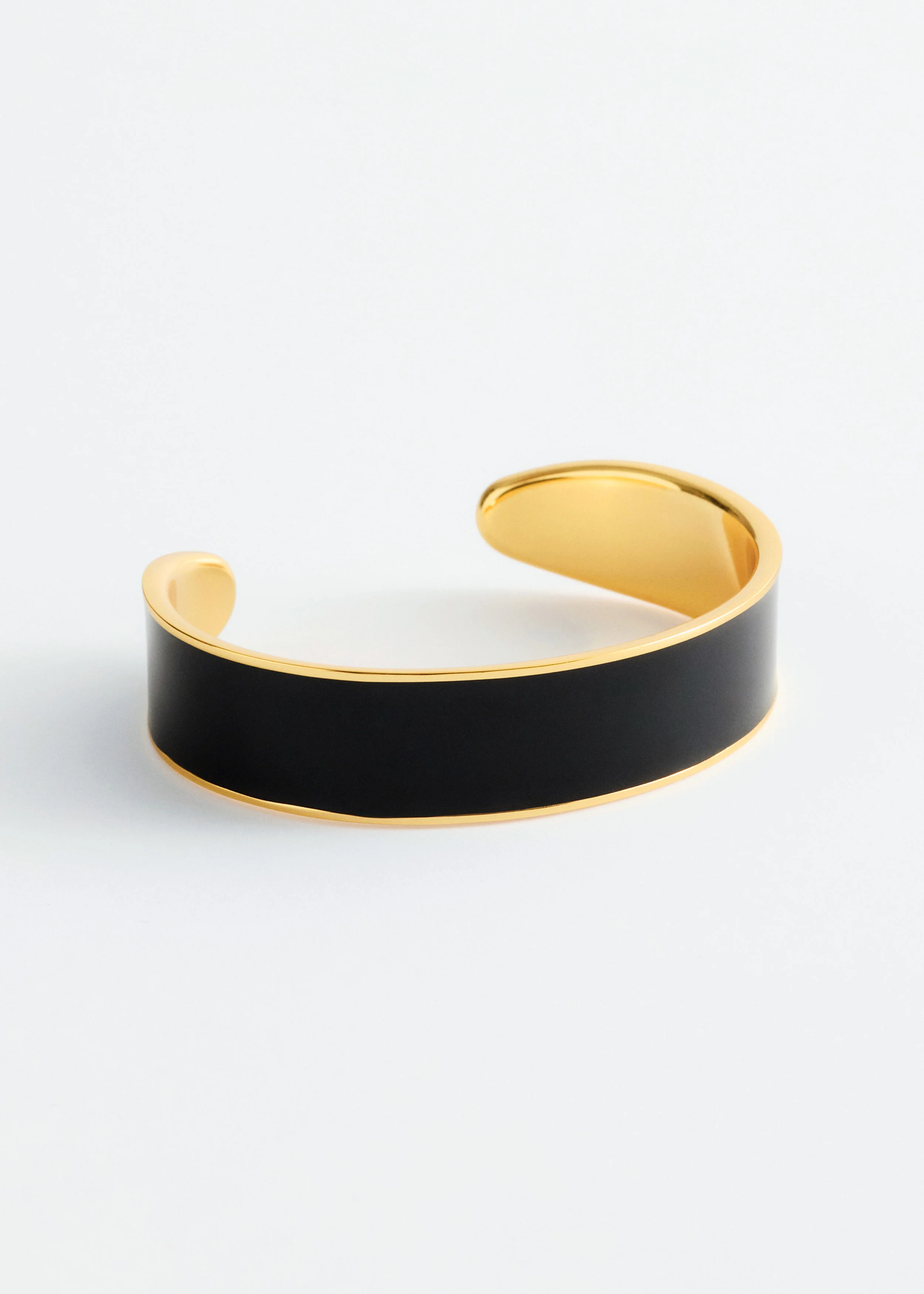 Two-Tone Cuff Bracelet - 1