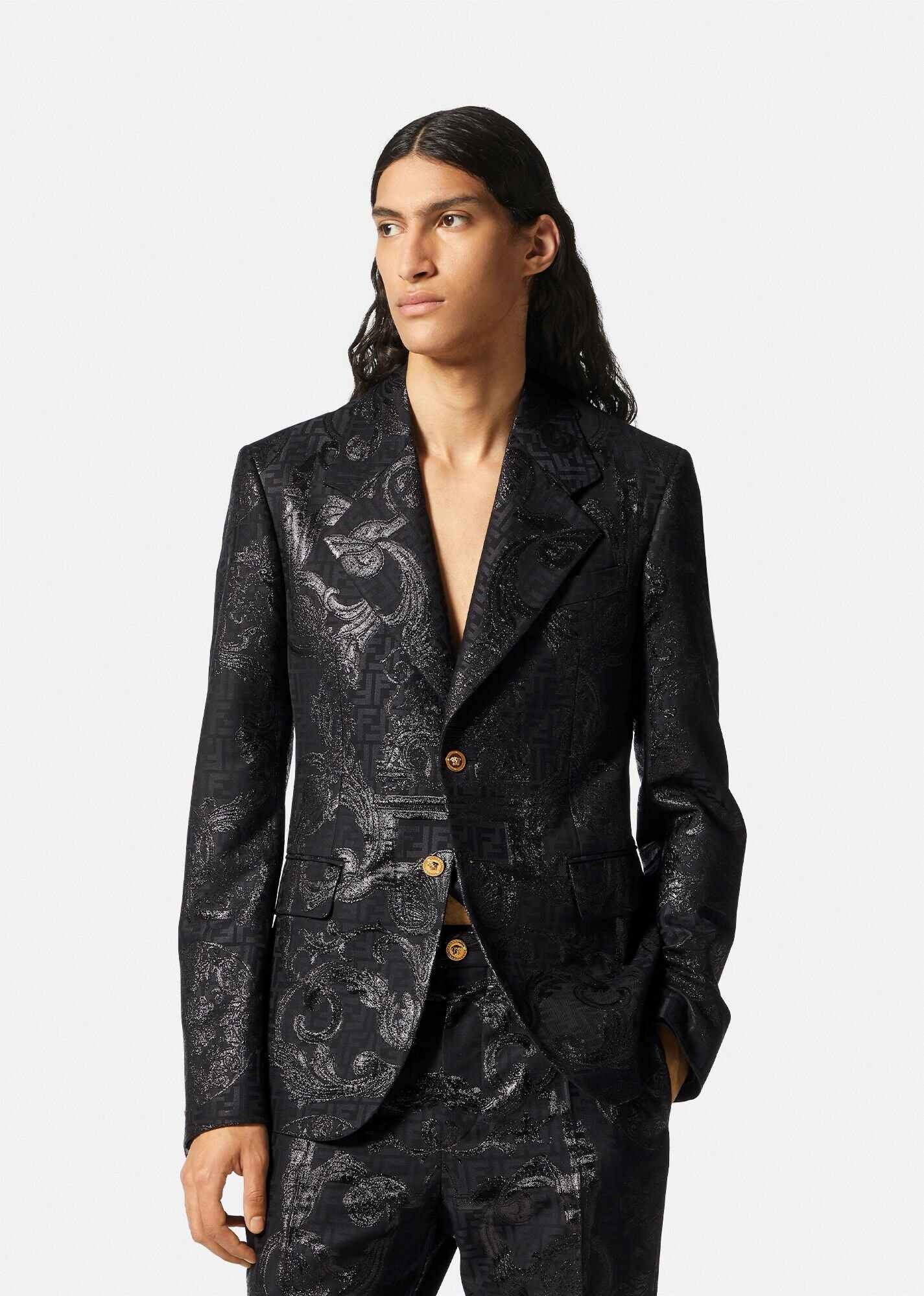 Fendace Jacquard Blazer - 3