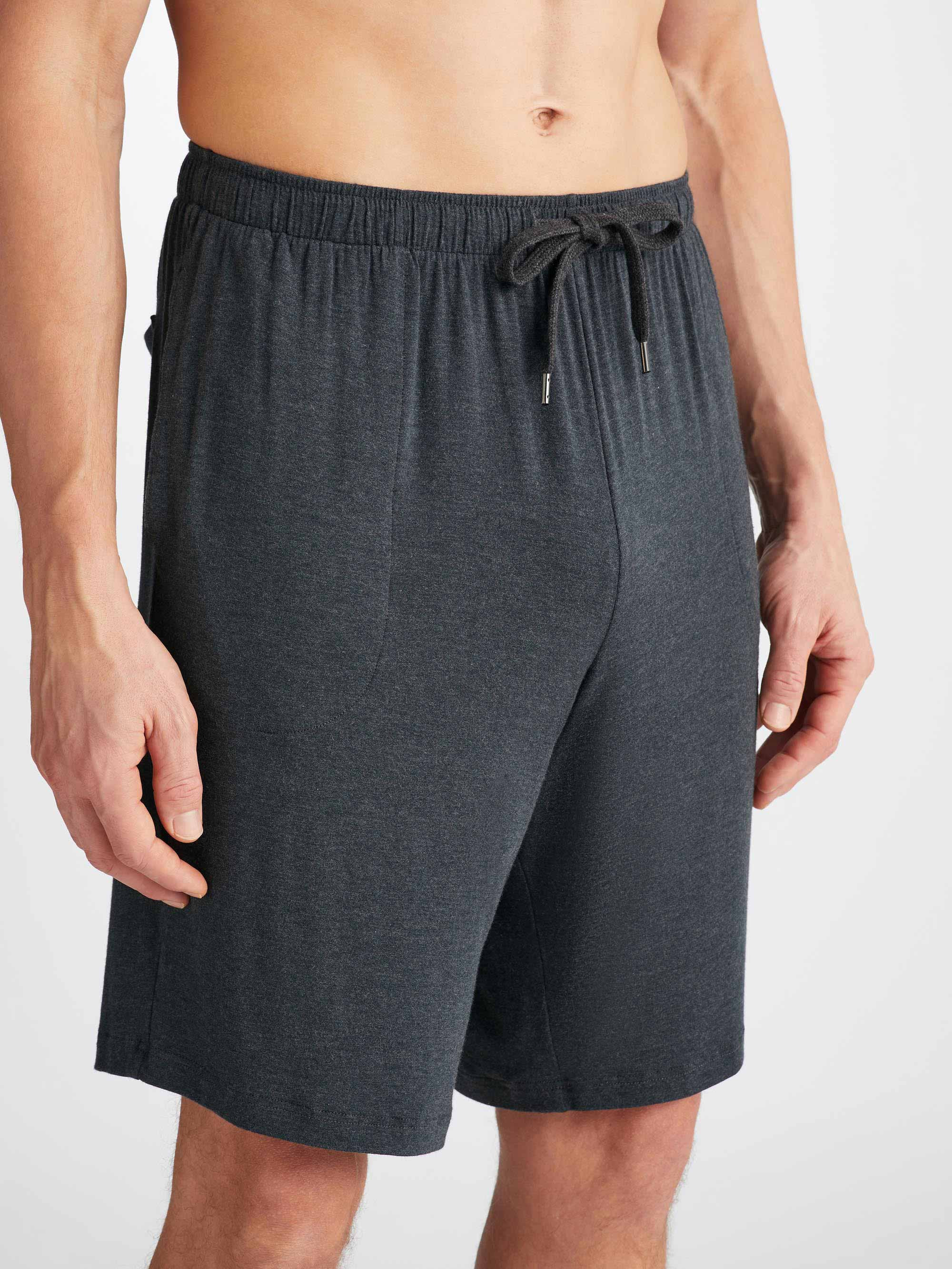 Men's Lounge Shorts Marlowe Micro Modal Stretch Anthracite - 5