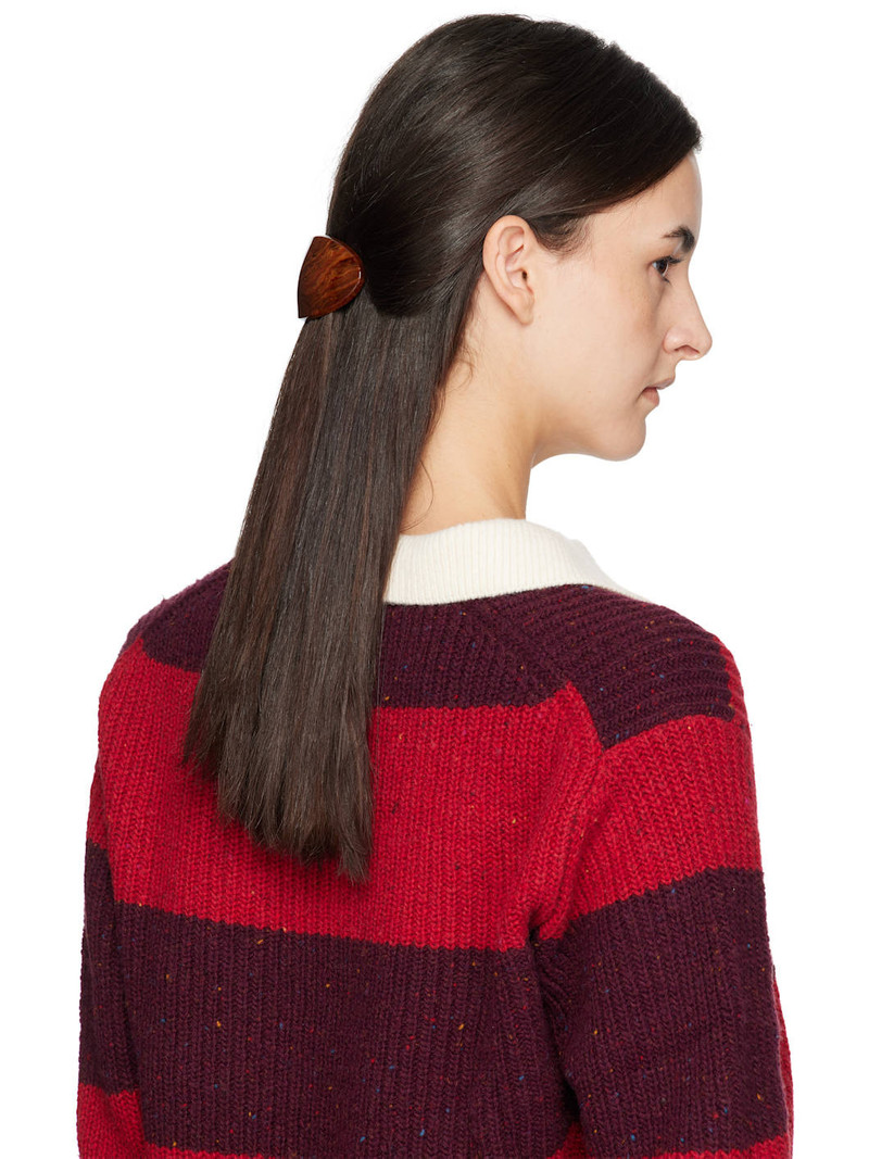 Brown Coupole Hair Clip 3