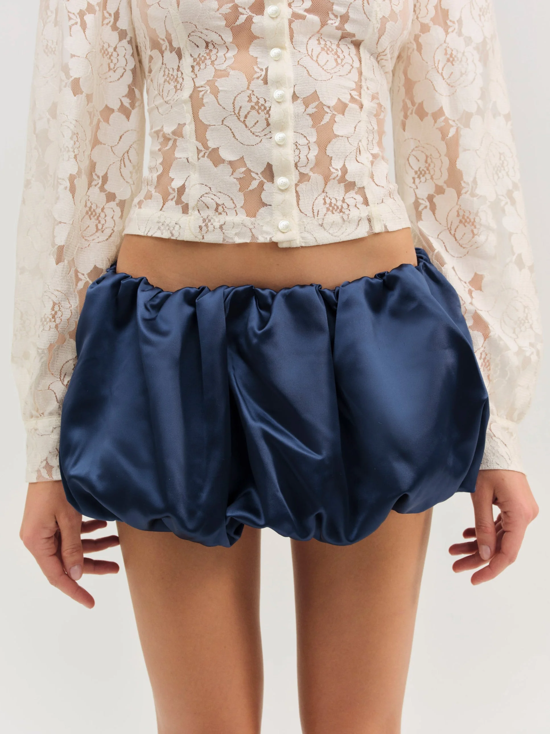 Lena Bubble Mini Skirt - 1