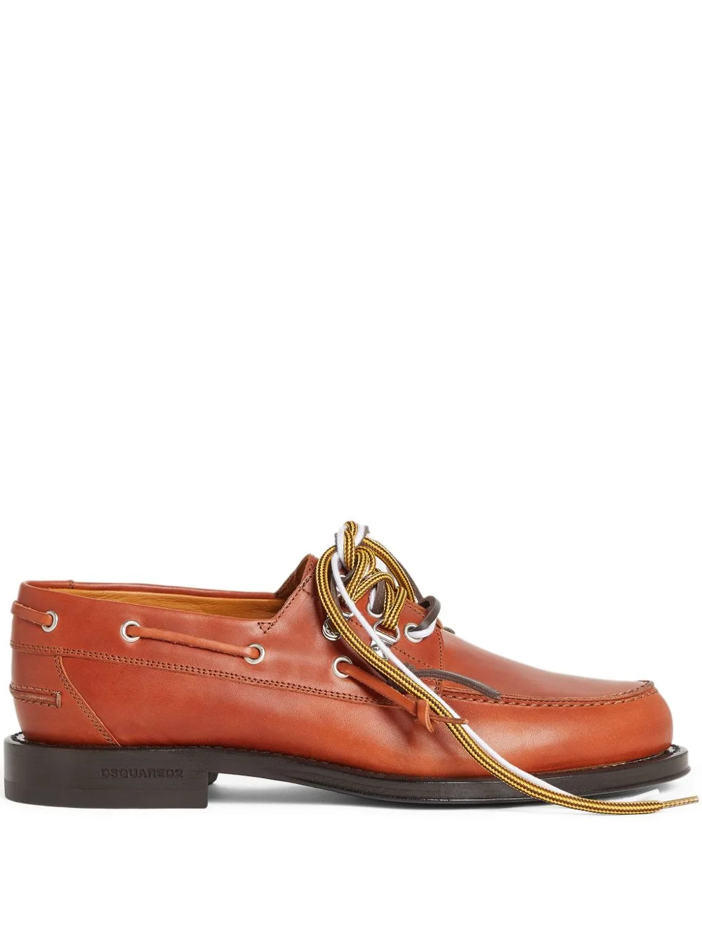 x Magliano leather boat shoes - 1