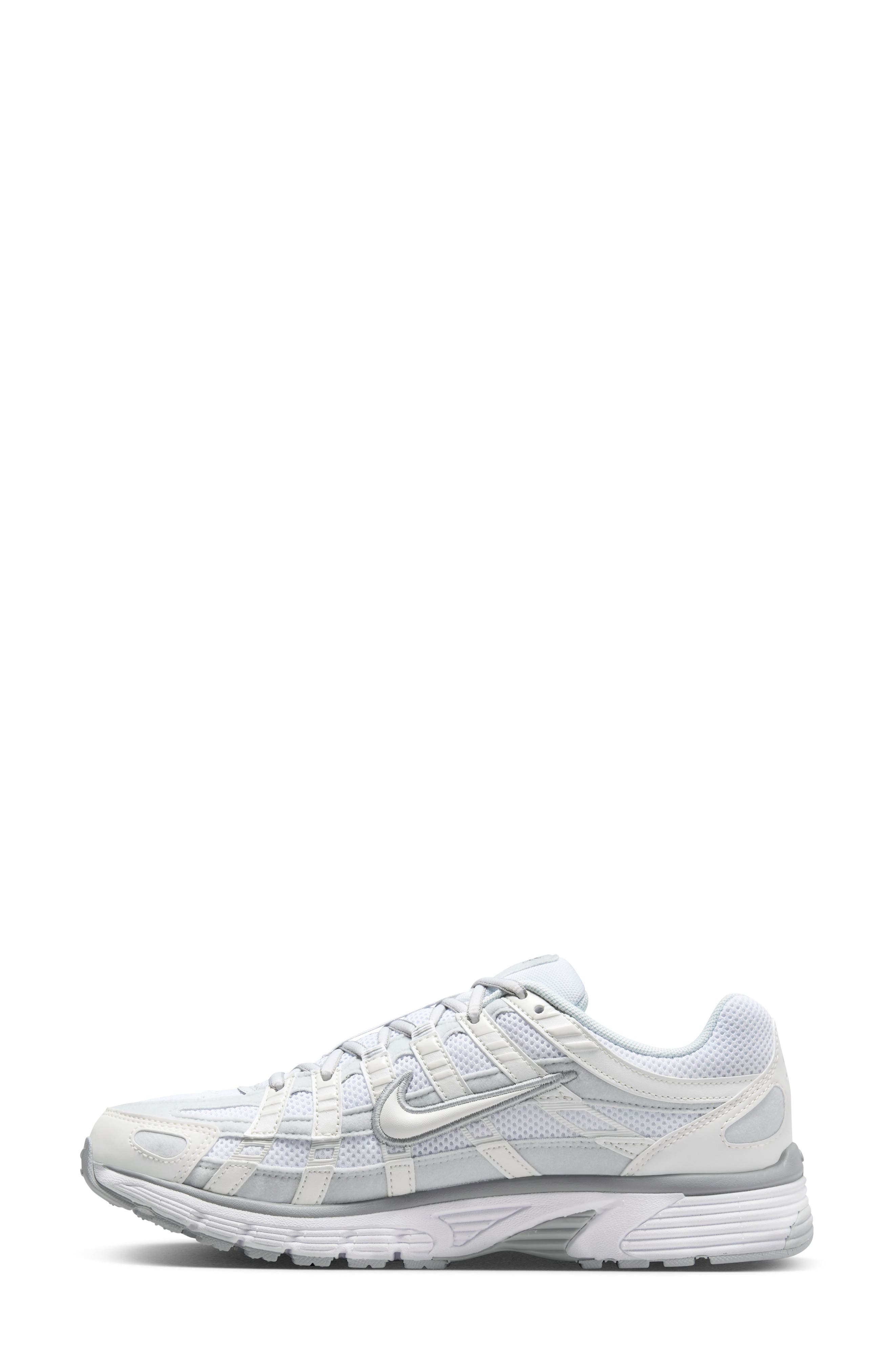 Nike P-6000 Sneaker in Metallic Summit White/White at Nordstrom - 6