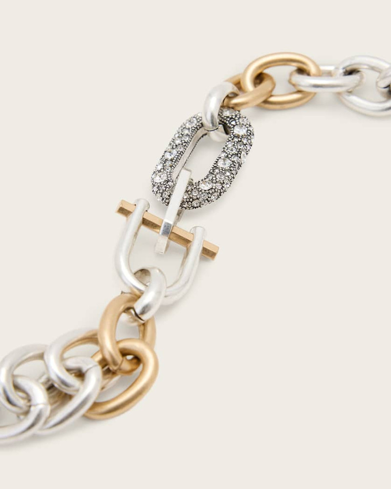 CADENCE TWO TONE CHAIN NECKLACE 3