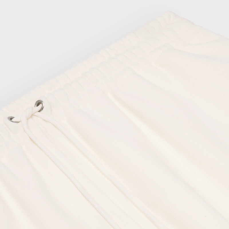 CELINE EMBROIDERED TRACK PANTS IN COTTON FLEECE 3