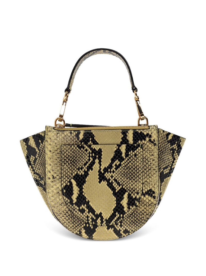 Mia snakeskin tote bag 3