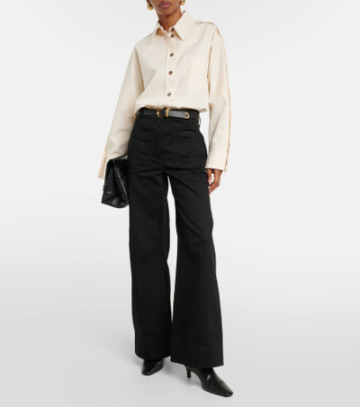Victoria Beckham Oversized cotton shirt outlook