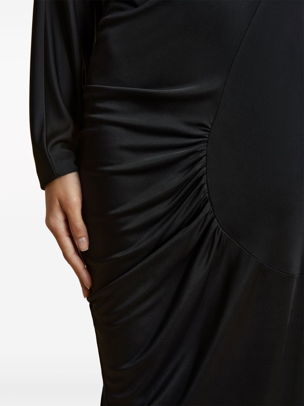 The Oron ruched maxi dress - 6