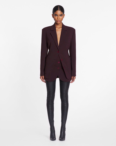Lanvin SINGLE-BREASTED FITTED JACKET outlook
