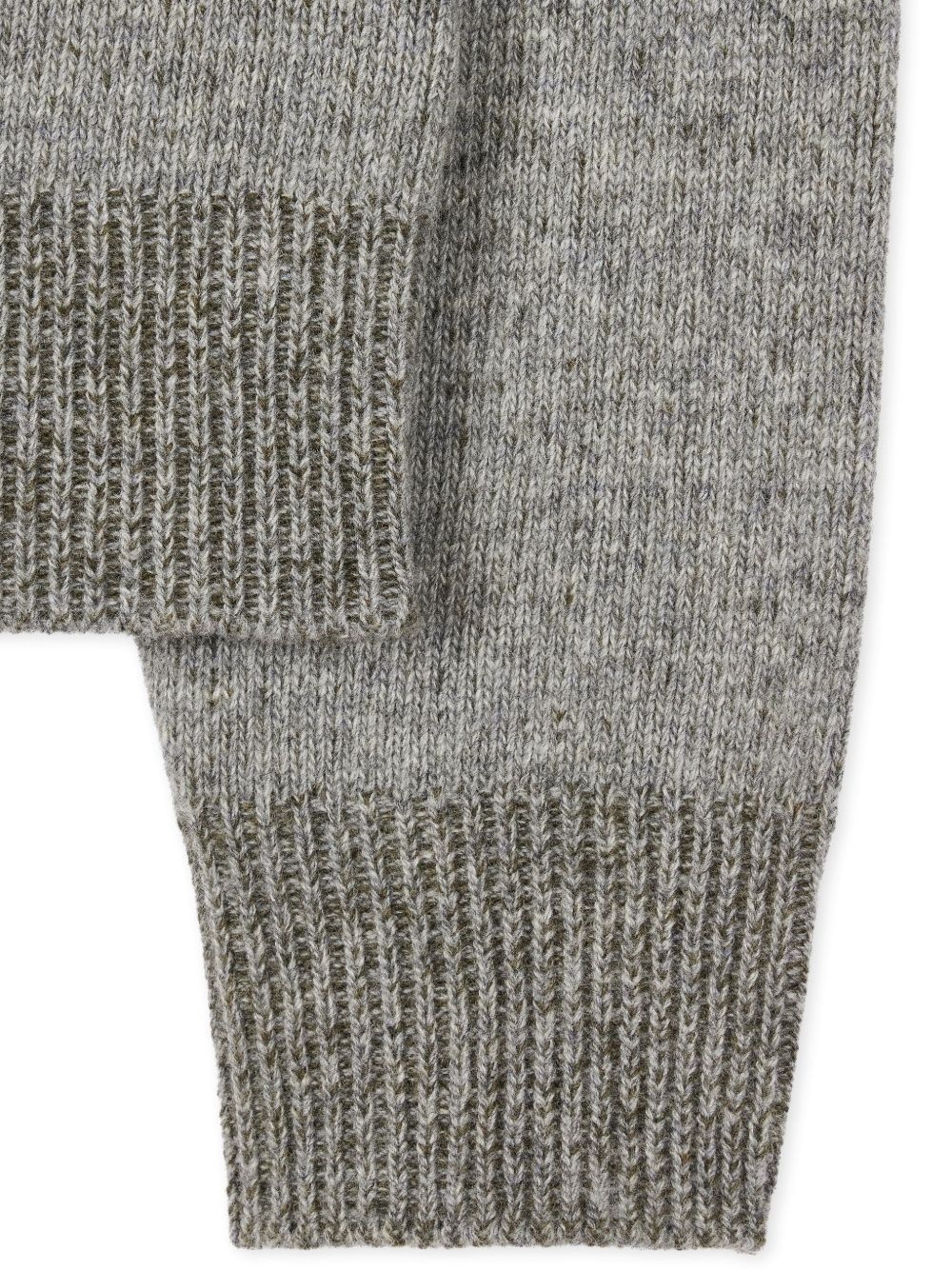 V-neck lambswool cardigan - 5